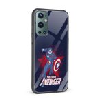 Captain America - First Avenger Printed Glass Back Phone Case - Image 2