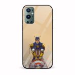 Captain America Printed Glass Back Phone Case