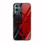 Deadpool Printed Glass Back Phone Case