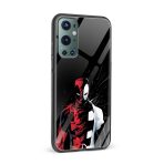 Deadpool Printed Glass Back Phone Case - Image 2