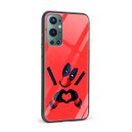 Deadpool Printed Glass Back Phone Case - Image 2