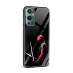 Deadpool Printed Glass Back Phone Case - Image 2