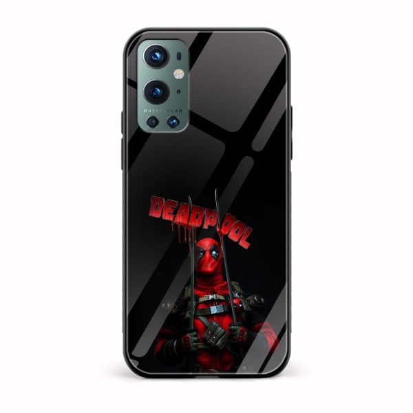 Deadpool Printed Glass Back Phone Case