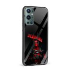 Deadpool Printed Glass Back Phone Case - Image 2