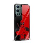 Deadpool Printed Glass Back Phone Case - Image 2