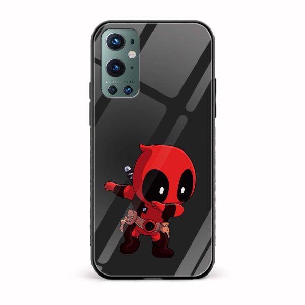 Deadpool Dab Printed Glass Back Phone Case