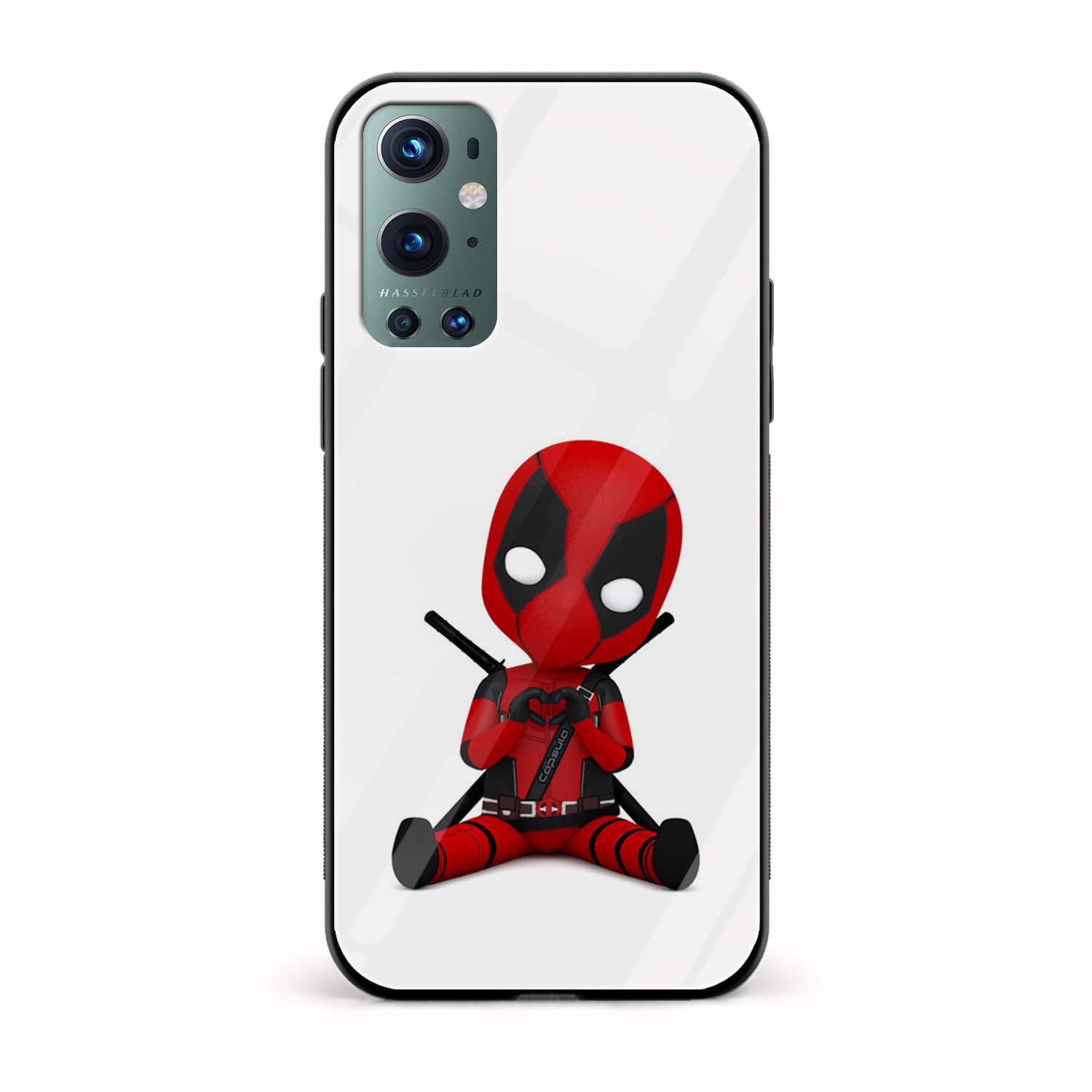 Deadpool - Animated Print Glass Back Phone Case Deadpool - Animated Print Glass Back Phone Case - Image 1