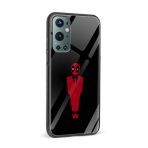 Deadpool Printed Glass Back Phone Case - Image 2