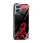 Deadpool Printed Glass Back Phone Case - Image 2