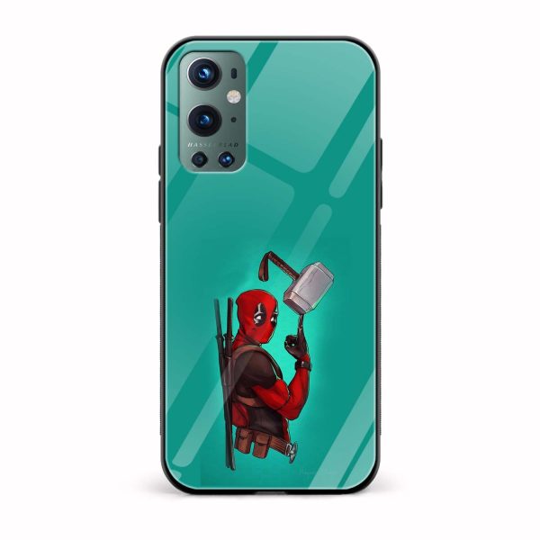 Deadpool Printed Glass Back Phone Case