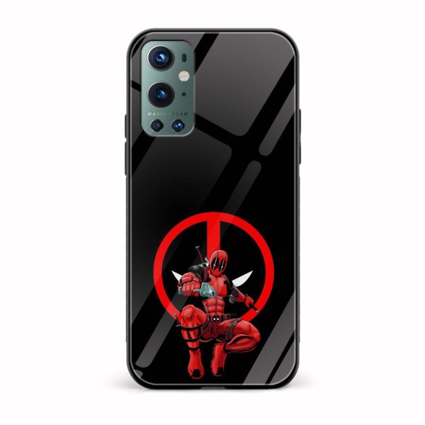 Deadpool Printed Glass Back Phone Case