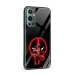 Deadpool Printed Glass Back Phone Case - Image 2
