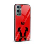 Deadpool Printed Glass Back Phone Case - Image 2