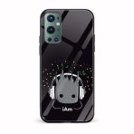 Minimal - I Am Groot Printed Glass Back Phone Case