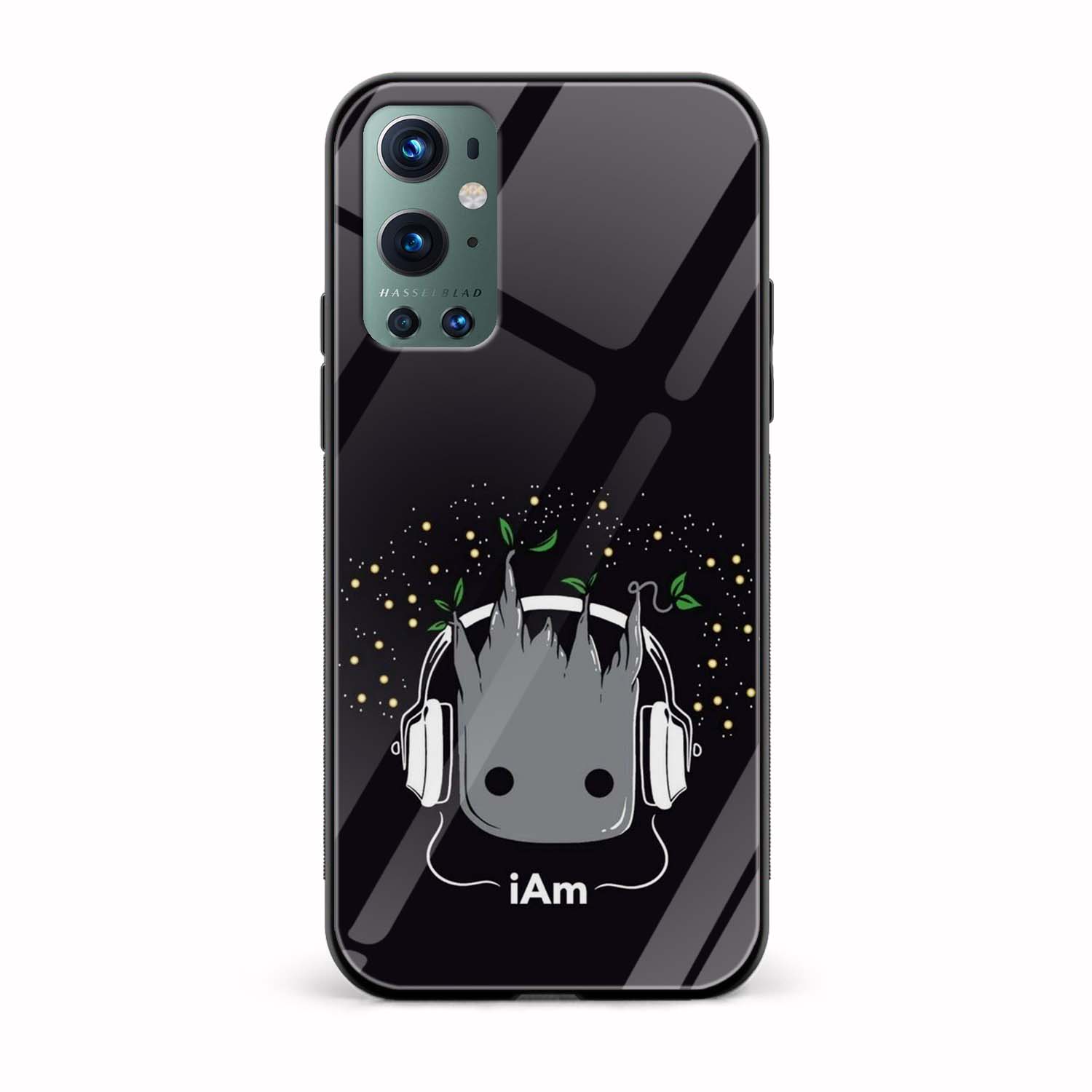 Minimal - I Am Groot Printed Glass Back Phone Case Minimal - I Am Groot Printed Glass Back Phone Case - Image 1