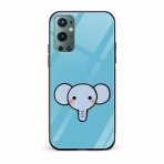 Minimal - Elephant Printed Glass Back Phone Case