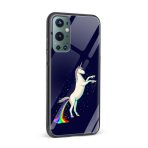 Minimal - Unicorn Printed Glass Back Phone Case - Image 2