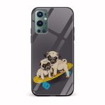 Minimal - Pug Printed Glass Back Phone Case
