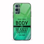 Make Your Body Printed Glass Back Phone Case