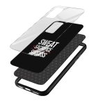Sweat Plus Sacrifice Printed Glass Back Phone Case - Image 3