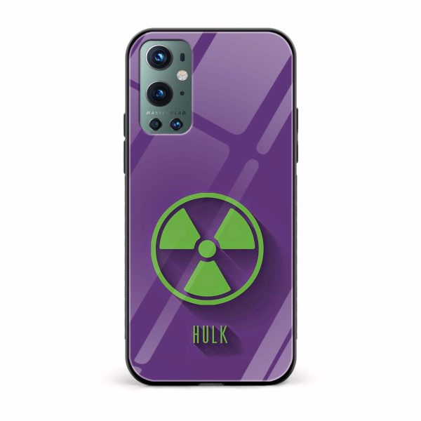 Hulk Printed Glass Back Phone Case