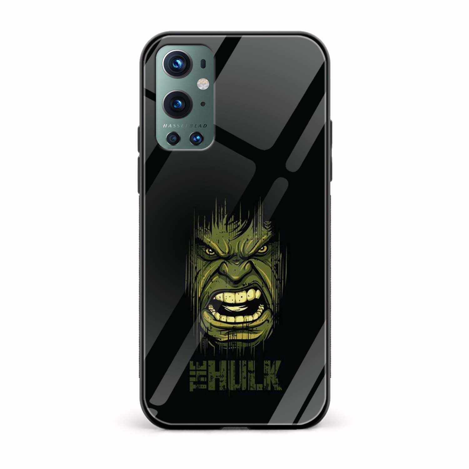 Hulk Printed Glass Back Phone Case Hulk Printed Glass Back Phone Case - Image 1