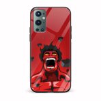 Hulk Red Printed Glass Back Phone Case