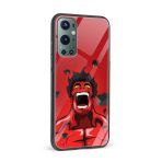 Hulk Red Printed Glass Back Phone Case - Image 2