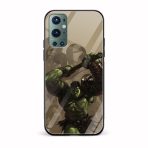 Hulk Printed Glass Back Phone Case