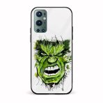 Hulk Printed Glass Back Phone Case