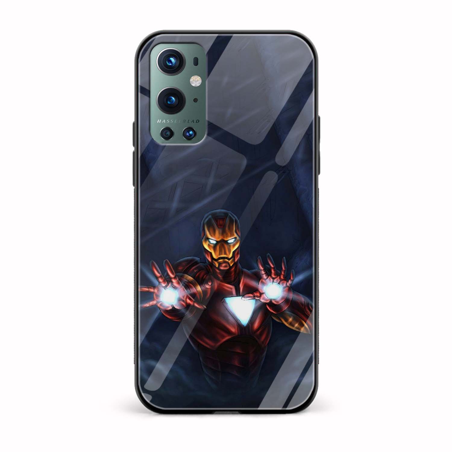 Ironman Printed Glass Back Phone Case Ironman Printed Glass Back Phone Case - Image 1