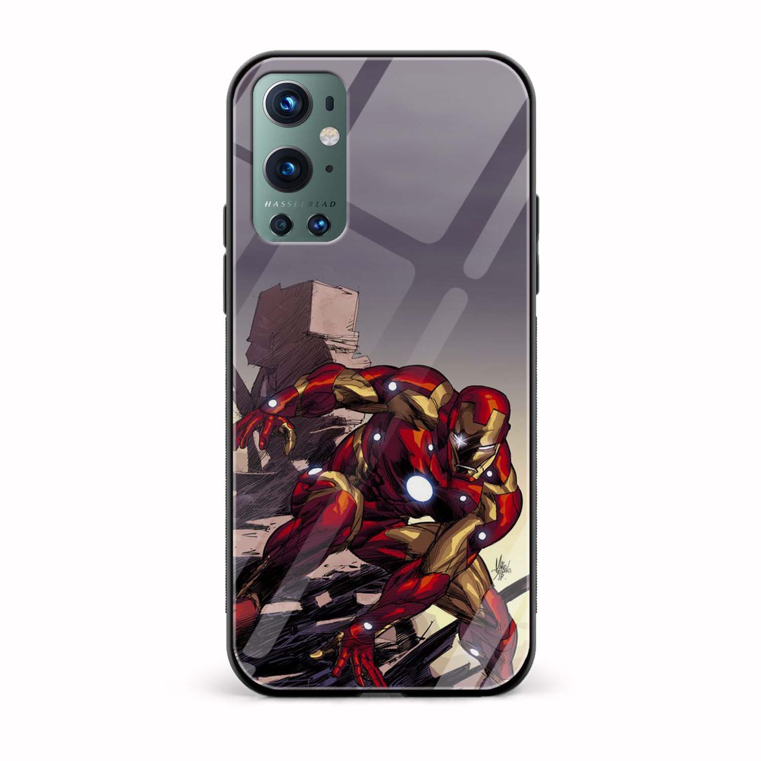Ironman Printed Glass Back Phone Case Ironman Printed Glass Back Phone Case - Image 1