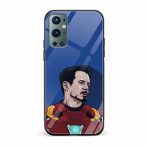Ironman Printed Glass Back Phone Case