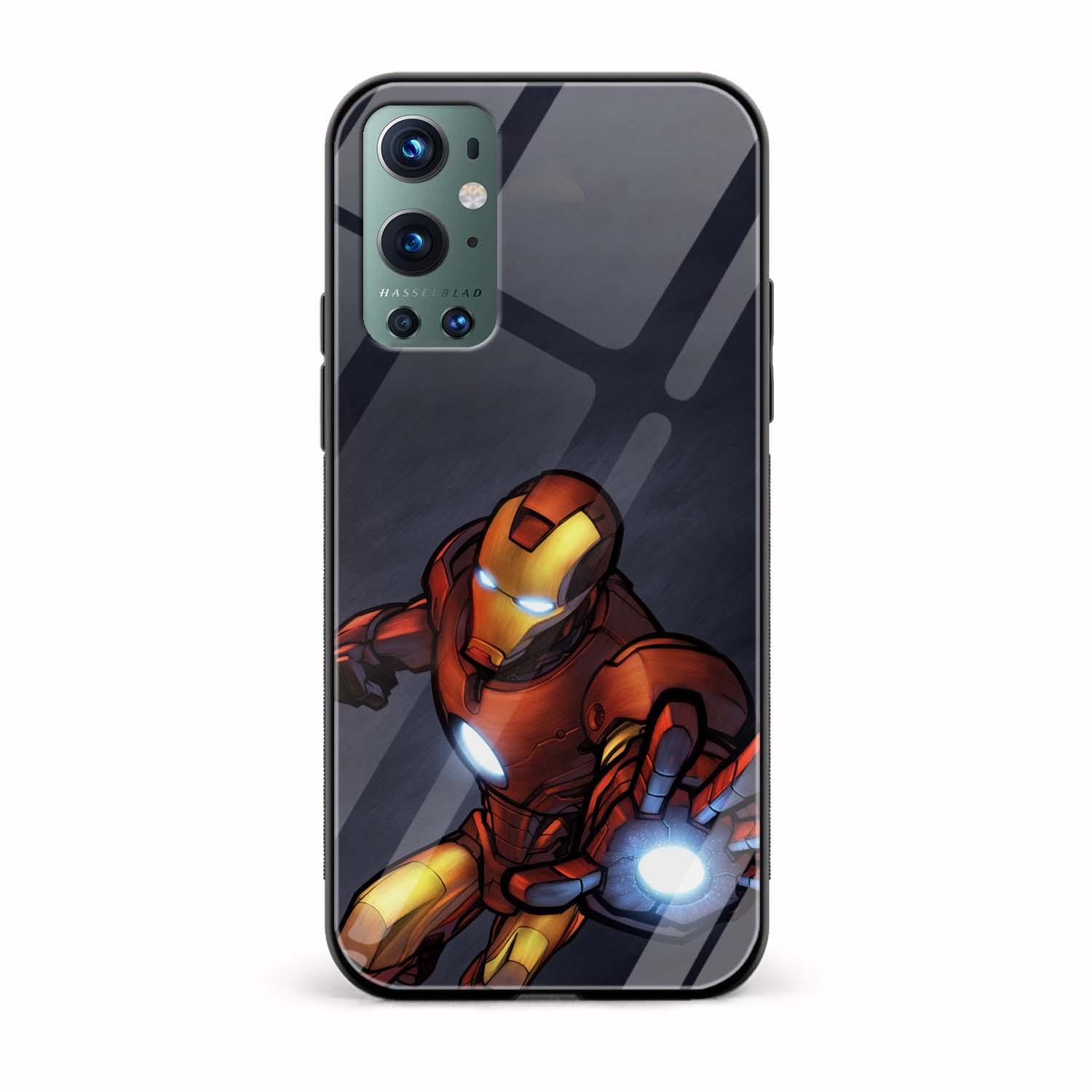 Ironman Printed Glass Back Phone Case Ironman Printed Glass Back Phone Case - Image 1