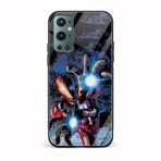 Ironman Printed Glass Back Phone Case