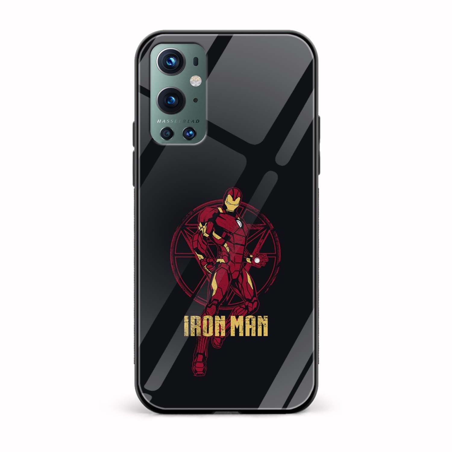 Ironman Printed Glass Back Phone Case Ironman Printed Glass Back Phone Case - Image 1