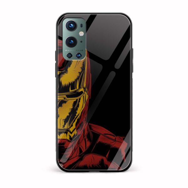 Ironman Printed Glass Back Phone Case