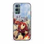 Ironman Printed Glass Back Phone Case