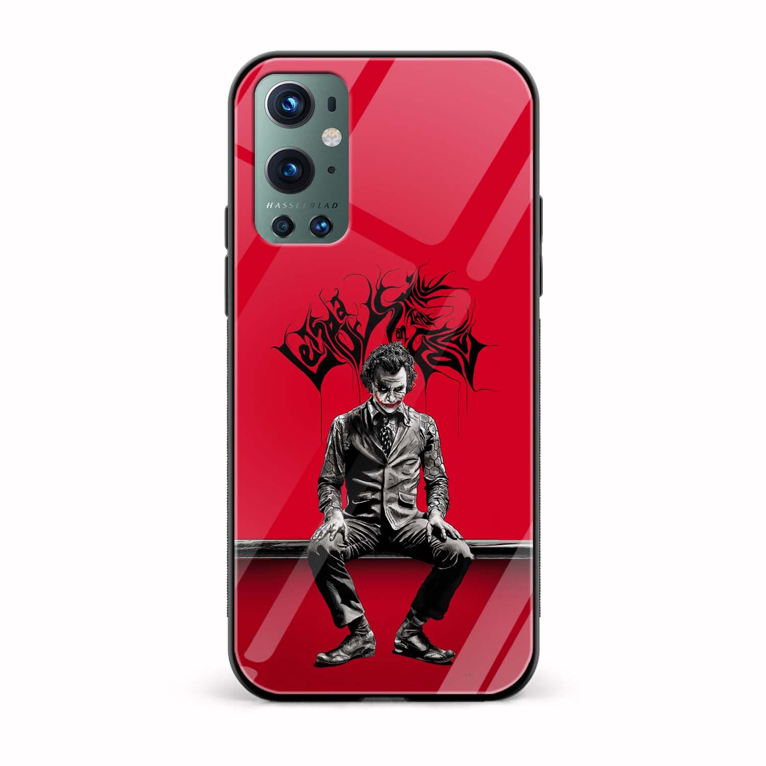 Joker Printed Glass Back Phone Case Joker Printed Glass Back Phone Case - Image 1