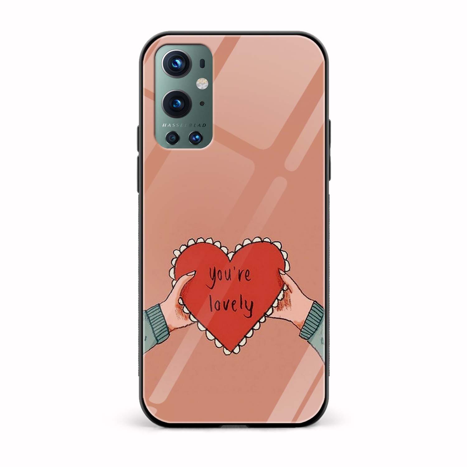 Love Printed Glass Back Phone Case Love Printed Glass Back Phone Case - Image 1