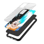 Goku Printed Glass Back Phone Case - Image 3