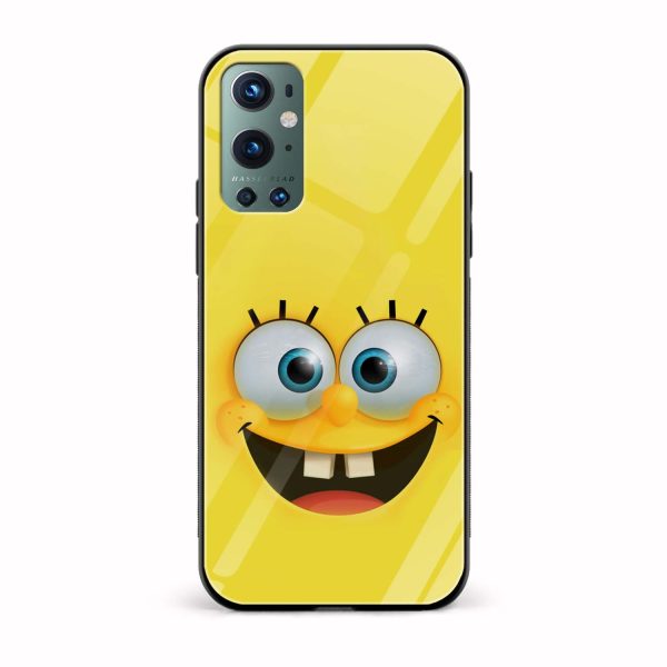 Sponge Bob Printed Glass Back Phone Case