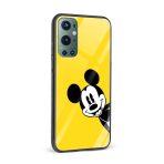 Mickey Mouse Printed Glass Back Phone Case - Image 2