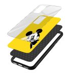 Mickey Mouse Printed Glass Back Phone Case - Image 3