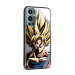 Goku Printed Glass Back Phone Case - Image 2