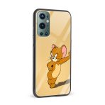 Jerry Cartoon Printed Glass Back Phone Case - Image 2