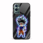 Goku Printed Glass Back Phone Case