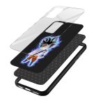 Goku Printed Glass Back Phone Case - Image 3