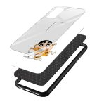 Shinchan Printed Glass Back Phone Case - Image 3