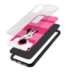 Minnie Mouse Printed Glass Back Phone Case - Image 3